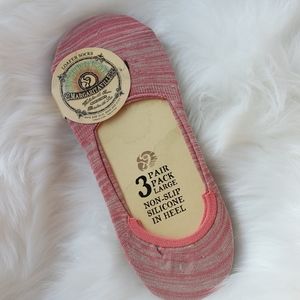 Margaritaville Loafer Socks 3 Pairs Shoe Size 6-12.5